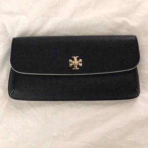 Tory Burch Navy Clutch